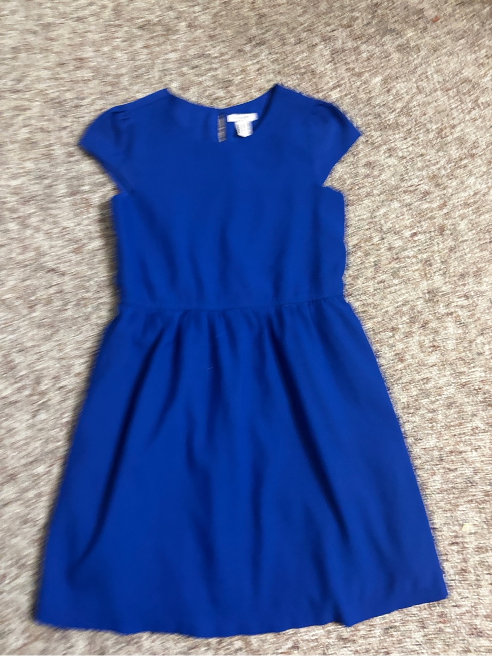 Forever 21 Girls' sz 13/14 Royal Blue Cap Sleeve Dress